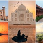 How to Avoid Common Tourist Scams at the Taj Mahal Photos of Taj Mahal entrances, viewpoints, and visiting areas showing real situations where travelers should know how to avoid common tourist scams.