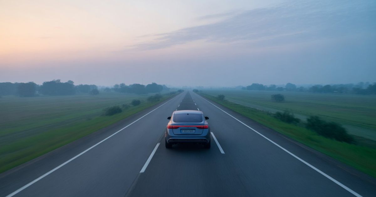 Private car tours from Delhi on Yamuna Expressway toward Agra